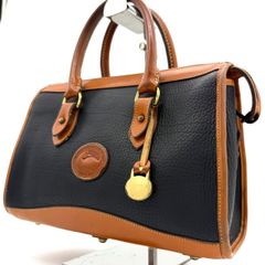 極美品】ドゥーニーアンドバーク 2way ミニボストン 黒 茶 ショルダー