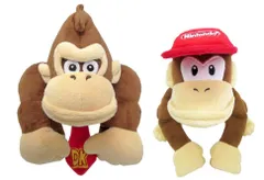 ドンキーコング＆ディディー(S) ぬいぐるみ ２種セット【高さ約20cm】スーパーマリオ ALL STAR COLLECTION