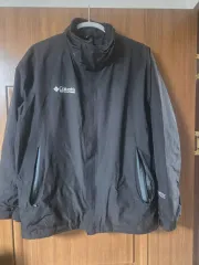 コロンビア GORE-TEX ブラック ウィンドブレーカー ジャケット (95/M)のサムネイル