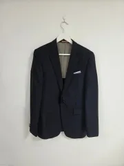 BASSO homme ネイビー スーツ セット / スリムフィット / 面接 ゲストルック オススメ