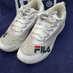 FILA CONFLICT MIDスニーカー ホワイト ネイビー 25.5cm - メルカリ