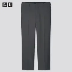 31 ユニクロ U レギュラーフィット テーパード パンツ (DARK GRAY)