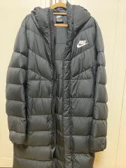 未着用 美品 nike ナイキ ウィンドランナー ダウン ペディン ブラック 