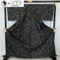 珍品！ 本場大島紬 カタス式9マルキ 鳥獣戯画織り出し - メルカリ