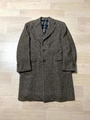 BURBERRY 一枚袖 HARRIS TWEED ハリスツイード コート - メルカリ