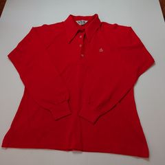 Munsingwear 長袖ポロシャツ レッド ペンギン刺繍 - メルカリ