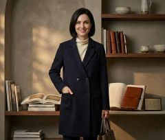 定価13万円程 MaxMaraスポーツマックス ピーコート ハーフコート 定価13万円程 MaxMara☆スポーツマックス ピーコート ハーフコート