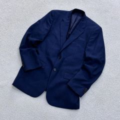 ISAIA イザイア イタリア製 ネイビー テーラードジャケット 50 - メルカリ