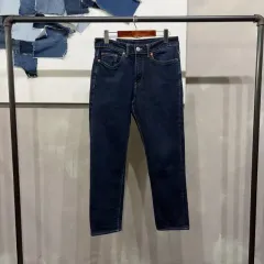 (29インチ) H&M エイチ・アンド・エム レディース カジュアル ストレート レギュラーフィット ストレッチ インディゴブルーデニム