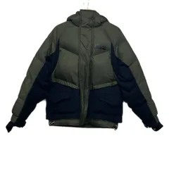 NIKE(ナイキ) ダウンジャケット サイズXS メンズ - カーキ×ダークネイビー 長袖/フード着脱可/冬/sacaiコラボのサムネイル
