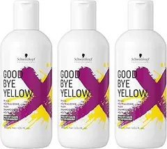 3本セット Schwarzkopf Goodbye Yellow グッバイイエローカラーチャンプー f ブリーチ後の黄ばみ消し <7>のサムネイル