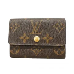 【6dd5298】ルイヴィトン コインケース モノグラム ポルトモネ プラ Ｍ61930 ブラウン【中古】メンズ レディース ユニセックス