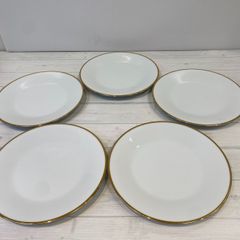 ノリタケ☆プレート 皿5枚セット ゴールドライン 金縁 - メルカリ