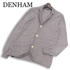DENHAM デンハム 通年★ メランジ アンコン スリム ニット ジャケット カーディガン Sz.S メンズ 灰のサムネイル