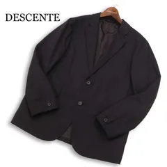 DESCENTE デサント 通年 総裏★ スタイリッシュ ストレッチ テーラード ジャケット ブレザー Sz.S メンズ 黒のサムネイル