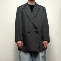 LE ダブルコットンジャケット L'ECHOPPE エルイー レショップ 黒 L