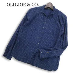 OLD JOE & CO. オールドジョーアンドコー 通年 インディゴ★ 総柄 長袖 ワーク シャツ Sz.38 メンズ 日本製のサムネイル