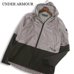 UNDER ARMOUR アンダーアーマー 通年 スワケット★ COLDGEAR 切替 ライフスタイル ジャケット パーカー Sz.LG メンズ