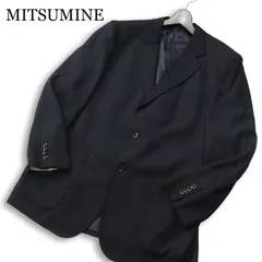 MITSUMINE ミツミネ 通年 ロロピアーナ Super120's生地★ テーラード ジャケット 大きいサイズ Sz.LL メンズのサムネイル