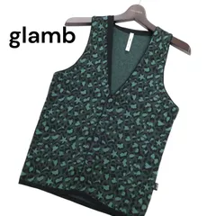 glamb グラム 通年 レオパード柄★ アニマル総柄 ニット ベスト Sz.1　メンズのサムネイル