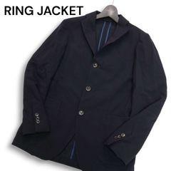 RING JACKET 46 ネイビー 鹿の子 アンコンジャケット 日本製 - メルカリ