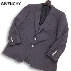 GIVENCHY ジバンシイ 通年 背抜き★ 銀ボタン ブレザー テーラード ジャケット Sz.170cm メンズのサムネイル