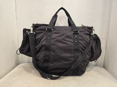 極美品】フェリージ 2WAY ビジネスバッグ ナイロン レザー 黒 A4収納可