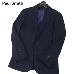 20AW★ Paul Smith ポールスミス メインライン★ マイクロチェック ジャージ テーラード ジャケット Sz.S　メンズ 定価6万