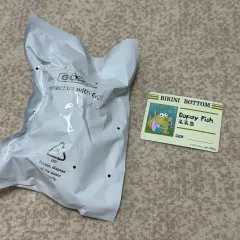 POP MART ビキニシティ スポンジボブ Dopey fish ぽんやりした魚 キーホルダー