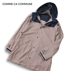 COMME CA COMMUNE コムサ コミューン 通年★ ギンガムチェック ライトコート ジャケット Sz.L メンズのサムネイル