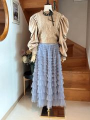 美品 ADAM ET ROP FEMME シアーオーガンジープリーツスカート - メルカリ