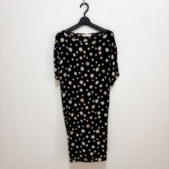 TSUMORI CHISATO DRESS ツモリチサト ドレス 絹100% ドットワンピース