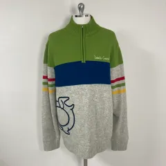 ルイカステル メンズ ハーフジップアップニット 110 ホホ店舗