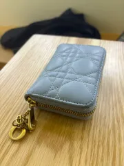 ディオール カナージュ 財布 ブルー