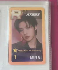 ATEEZ（エイティーズ・アチズ）ミンギ(MINGI) 7周年 SUPER STAR ATEEZ トレカ