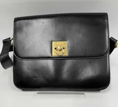 CELINE セリーヌ／Leather Shoulder Flap Bag レザーショルダーラップバッグ／【状態:BC】