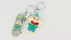 クレヨンしんちゃん キーホルダー マサオくん スケートボード キャラクター キーホルダー