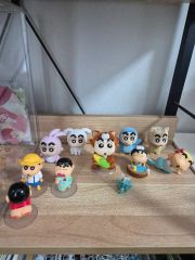 クレヨンしんちゃん フィギュア まとめ売り 10点＋マウスパッドセット