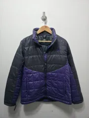 THE NORTH FACE ザノースフェイス レディース ダウン ブラック/PURPLE パープル M