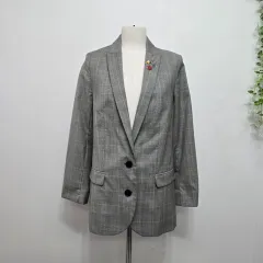 韓国国内택正規品) ZADIG&VOLTAIRE ザディグ・エ・ヴォルテール チェック柄 ジャケットのサムネイル