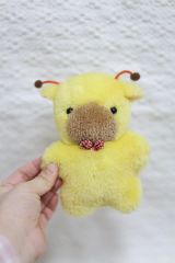 サンリオ 昭和レトロ ヴィンテージ 旧ロゴ キリン ぬいぐるみ 中古品