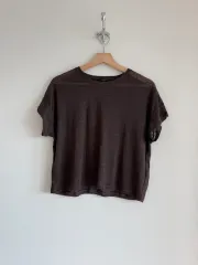 マッシモ ドゥッティ(Massimo Dutti) リネン 半袖 Tシャツのサムネイル