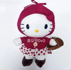 当時物 ハローキティ ミンクコート ぬいぐるみ サンリオ レトロ kitty