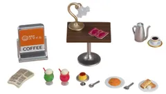 ねんどろいどもあ パーツコレクション 喫茶店 ノンスケール プラスチック製 塗装済みトレーディングフィギュア 【単品】