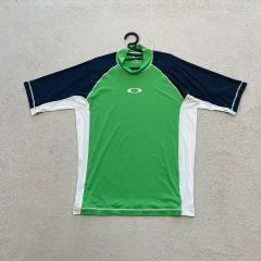 00s OAKLEY center logo half zip top tech - メルカリ