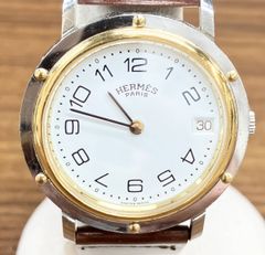 稼働品】エルメス HERMES クリッパーメンズ ボーイズ 腕時計30 - メルカリ