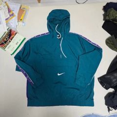NIKE パーカー アノラックジャケット トラックパンツ 上下 グリーン XL
