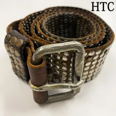 HTC スタッズ レザーベルト 34 HTC(Hollywood Trading Company)/エイチティーシー(ハリウッド