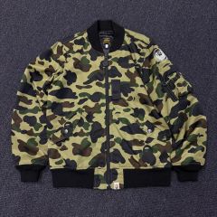 A BATHING APE マウンテンパーカー ブルーカモ Lサイズ - メルカリ