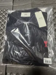 アミ スモール ハート ブラック ポロTシャツ 新品 L